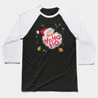 Ho Ho Ho Santa Baseball T-Shirt